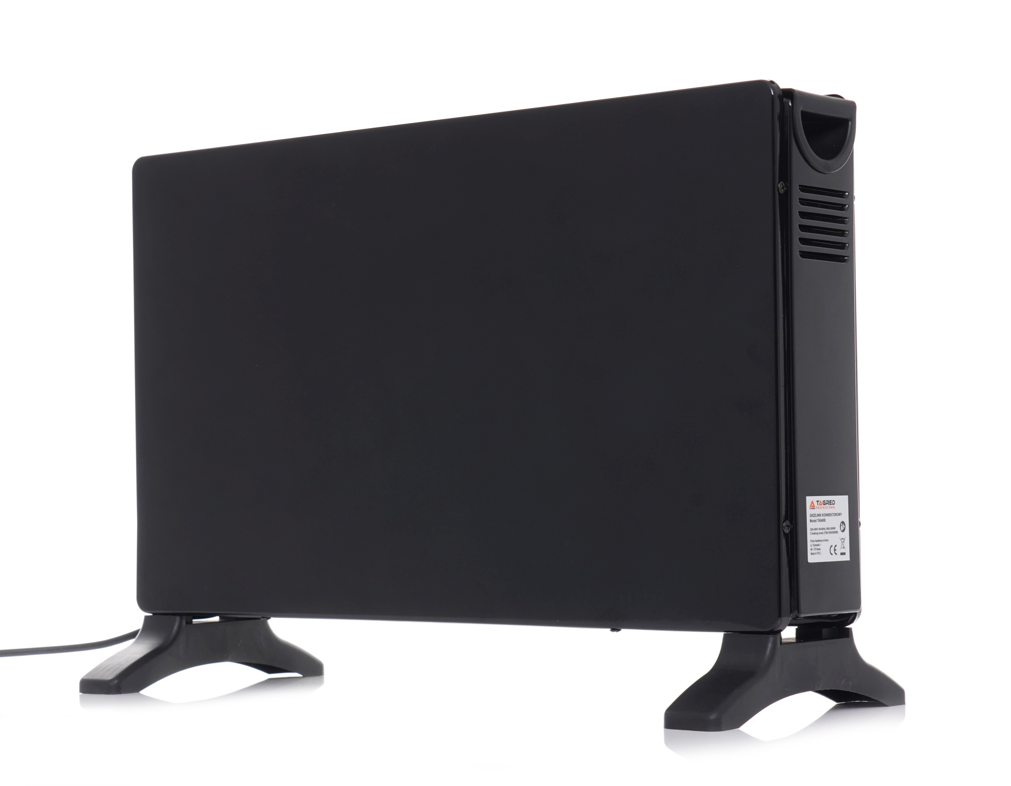 Elektrický konvektorový ohřívač 2000W, černý TA940B