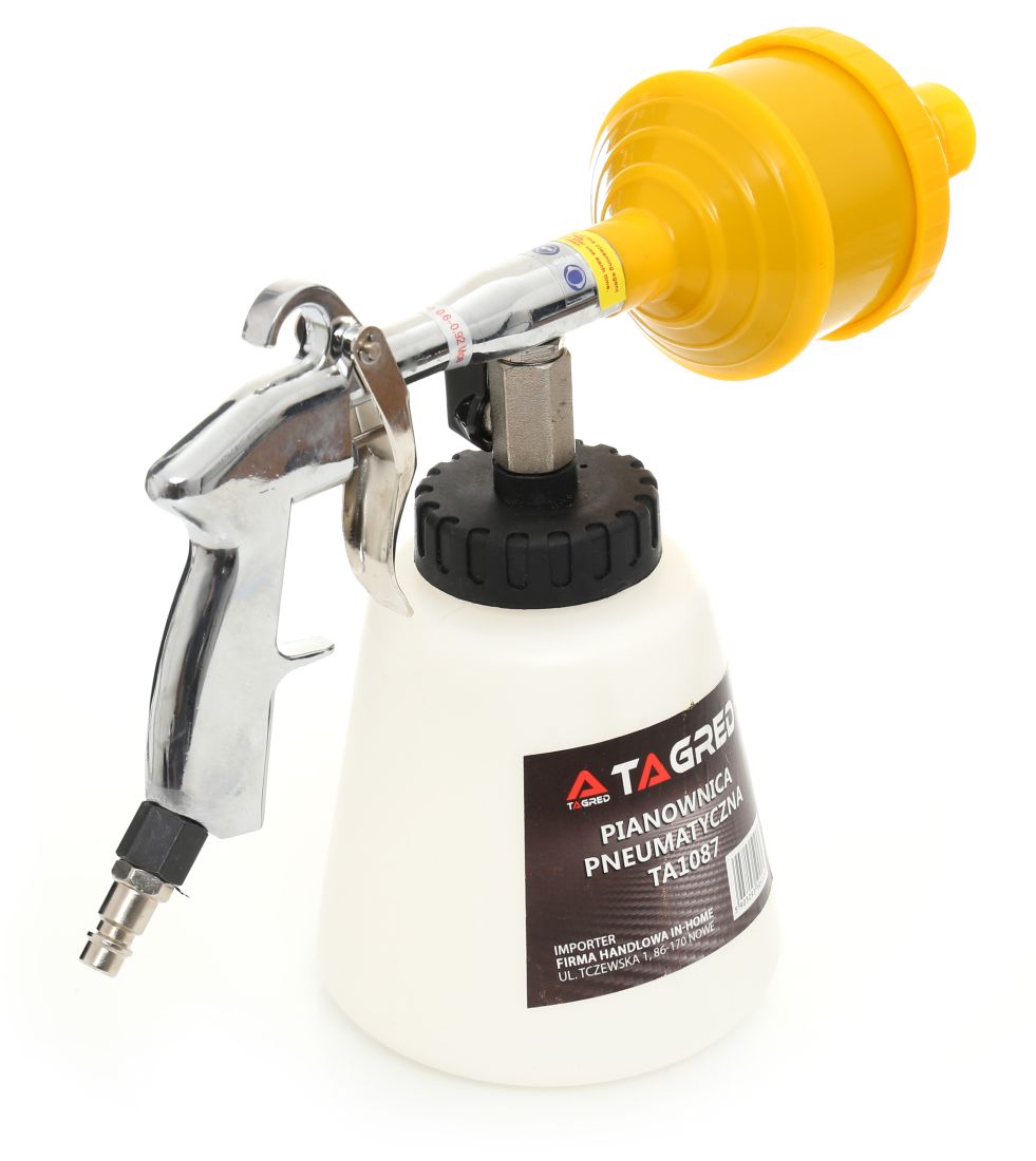 Pneumatická pěnová pistole, pistole na čištění čalounění + koncovky TA1087