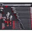 Szafa warsztatowa, wózek warsztatowy z narzędziami Tagred TA217 298 EL, grzechotki 72-zębne - 11