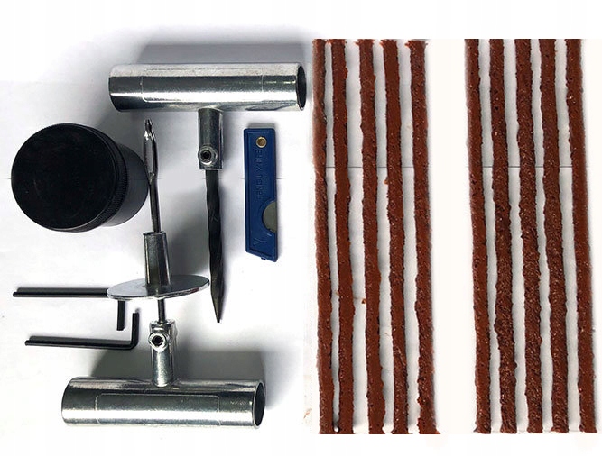 Opravná sada na opravu pneumatik, sada na záplatování 20 pneumatik, 27-el. TA4132