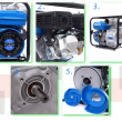 Motopompa spalinowa, pompa do wody 7,5 HP /5500 W, 60000 l/h 3