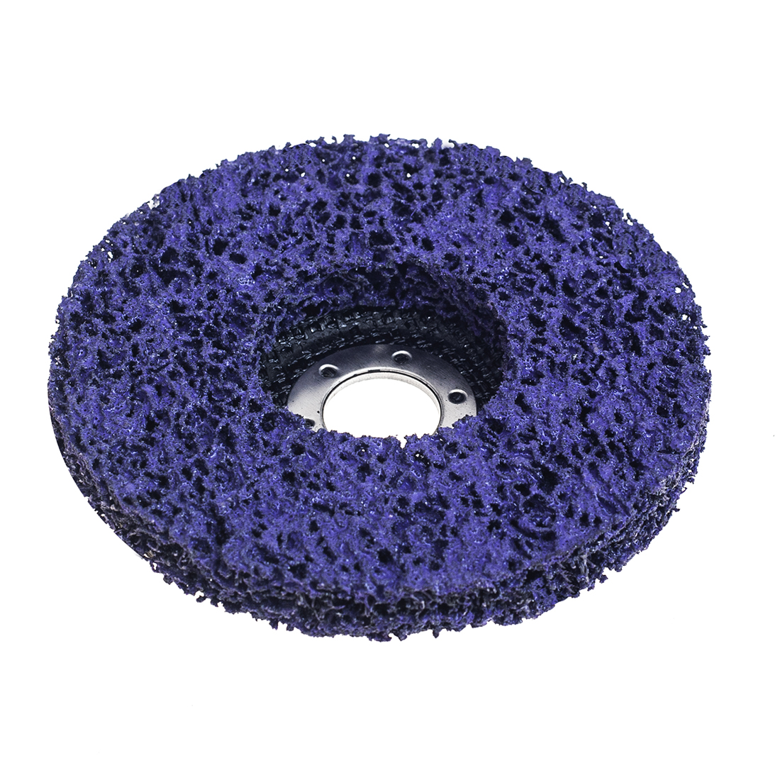 Brusný kotouč, netkaná textilie, fialový brusný kotouč středně tvrdý, vlasy negera 125 mm TA1051