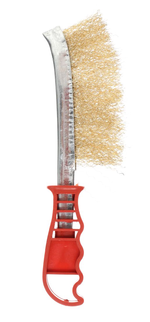 Štětec drátěný štěrbinový, na ráfky, drát mosazný TA4004