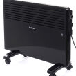 Grzejnik elektryczny konwektorowy z termostatem, moc 1500W, czarny - 4