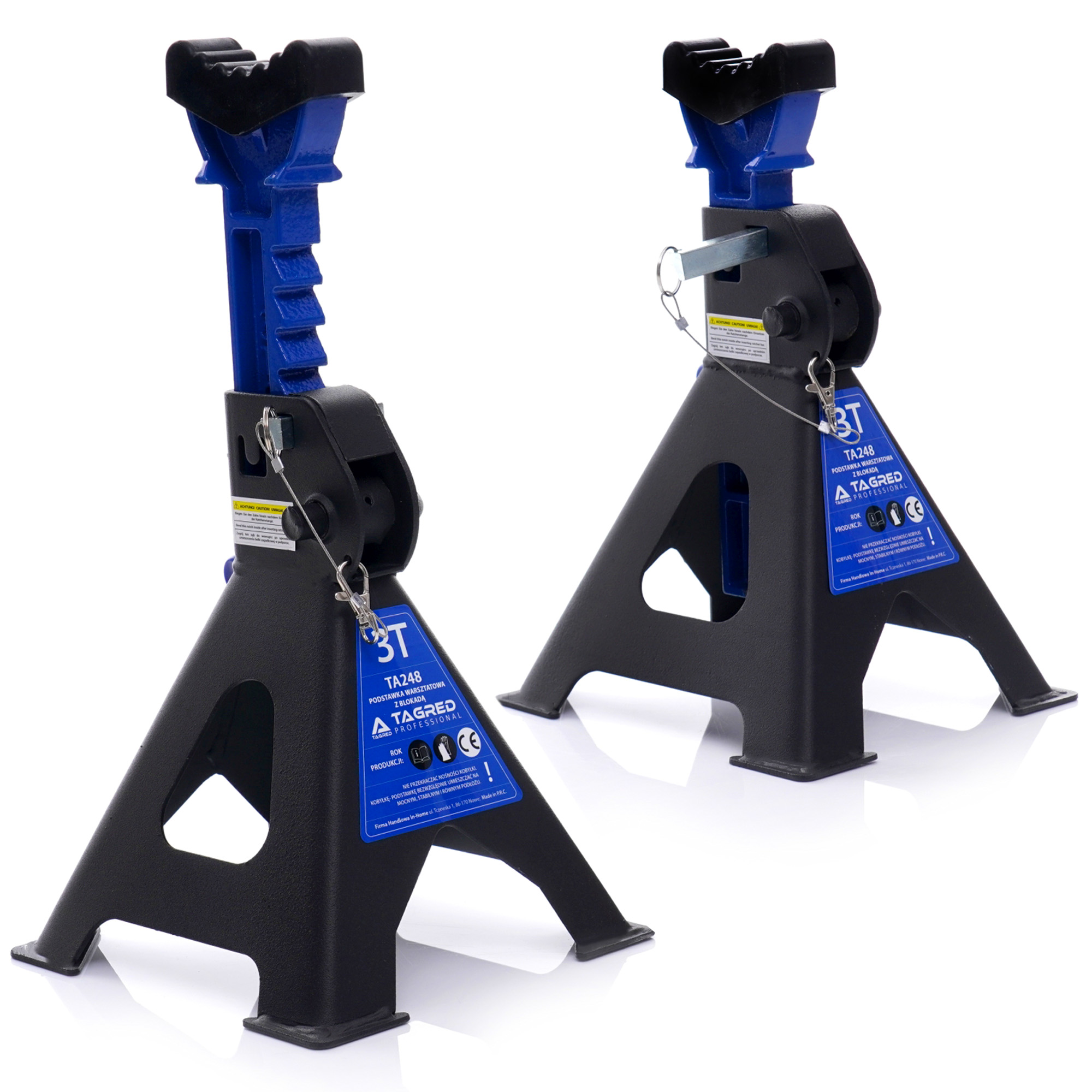 Kobyłki 3 tony podpory warsztatowe samochodowe, wzmocnione 2 szt. TA248