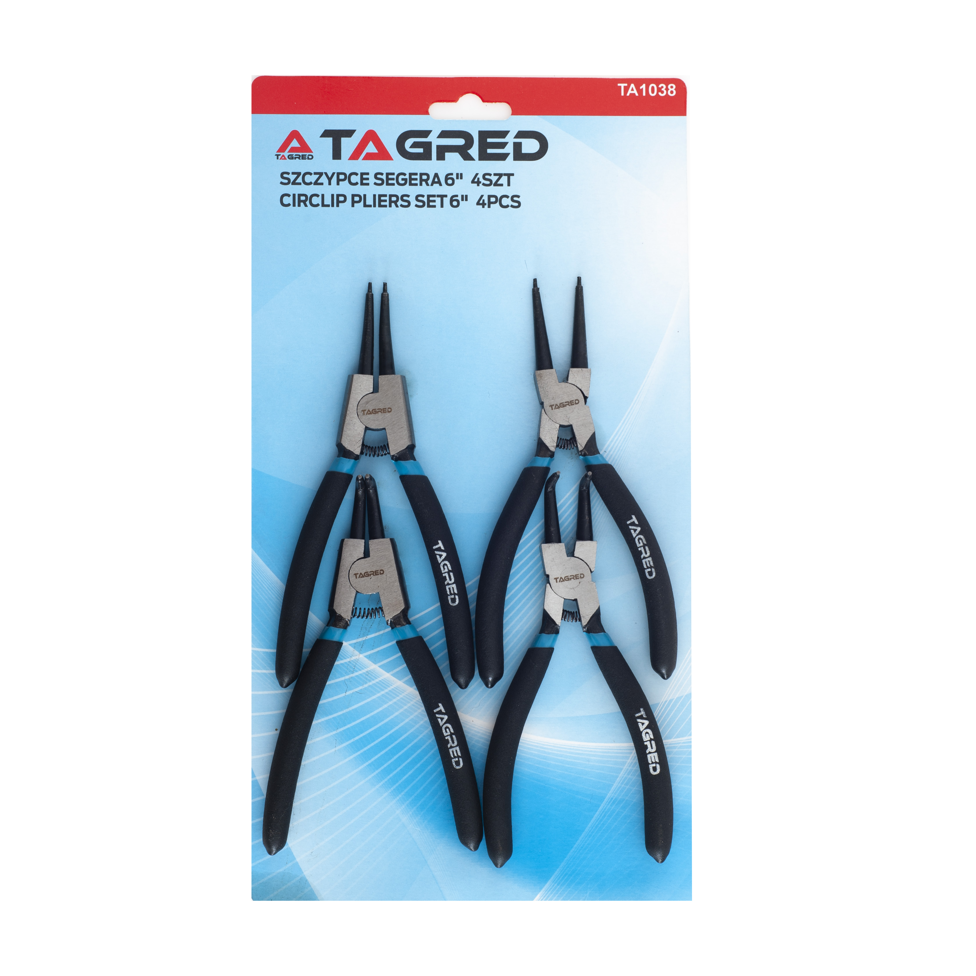 Kleště SEGER 6", sada 4 kusů TA1038