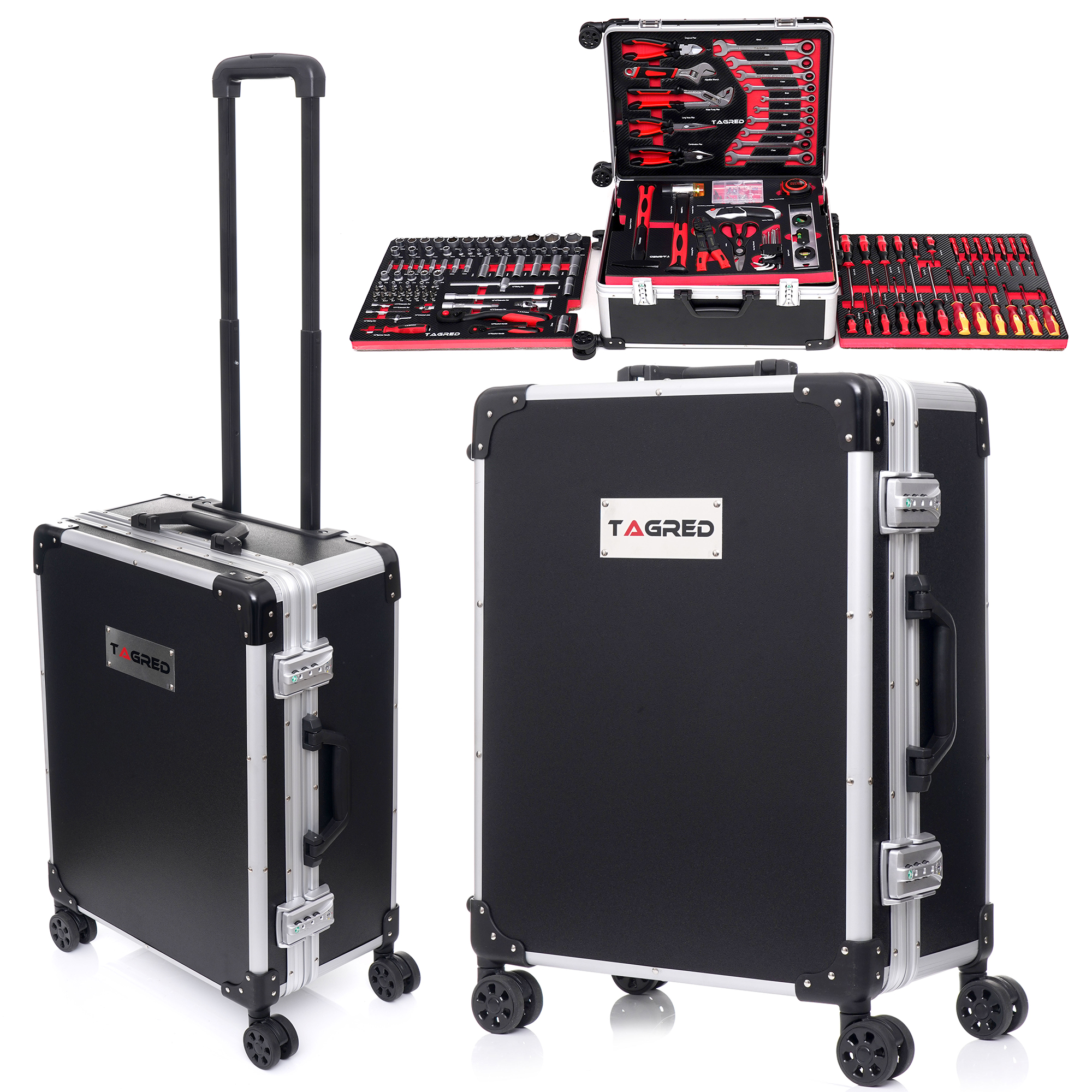 Kufor na náradie, sada náradia, 188 dielov