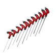 Zestaw wkrętaki, imbus z kulką, uchwyt 11-el., wkrętaki HEX, klucze kątowe, młotki, torx - 5