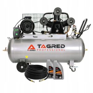 Kompresor 3-tłokowy olejowy TAGRED 200L HEAVY DUTY 400V