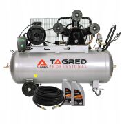 Kompresor 3-tłokowy olejowy TAGRED 200L HEAVY DUTY 400V