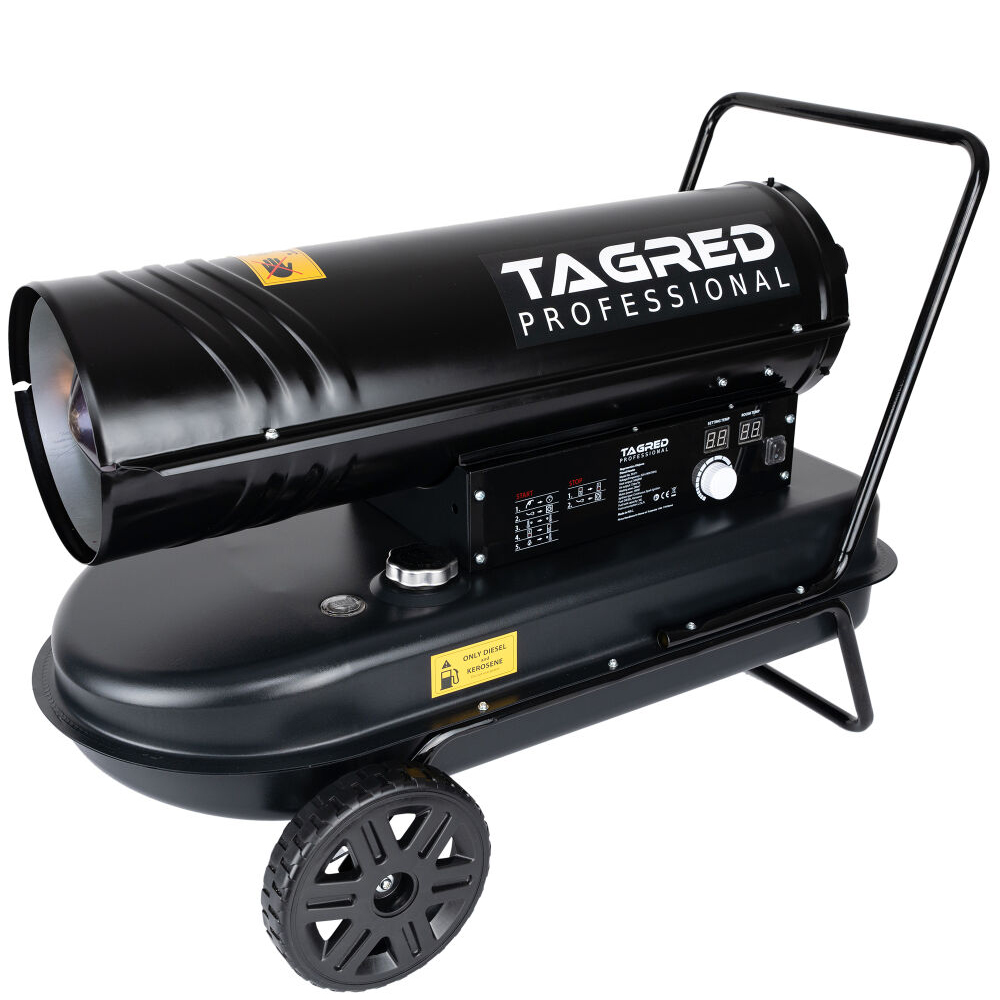 Ohrievač oleja, dúchadlo TAGRED, termostat, LCD, výkon 30kW