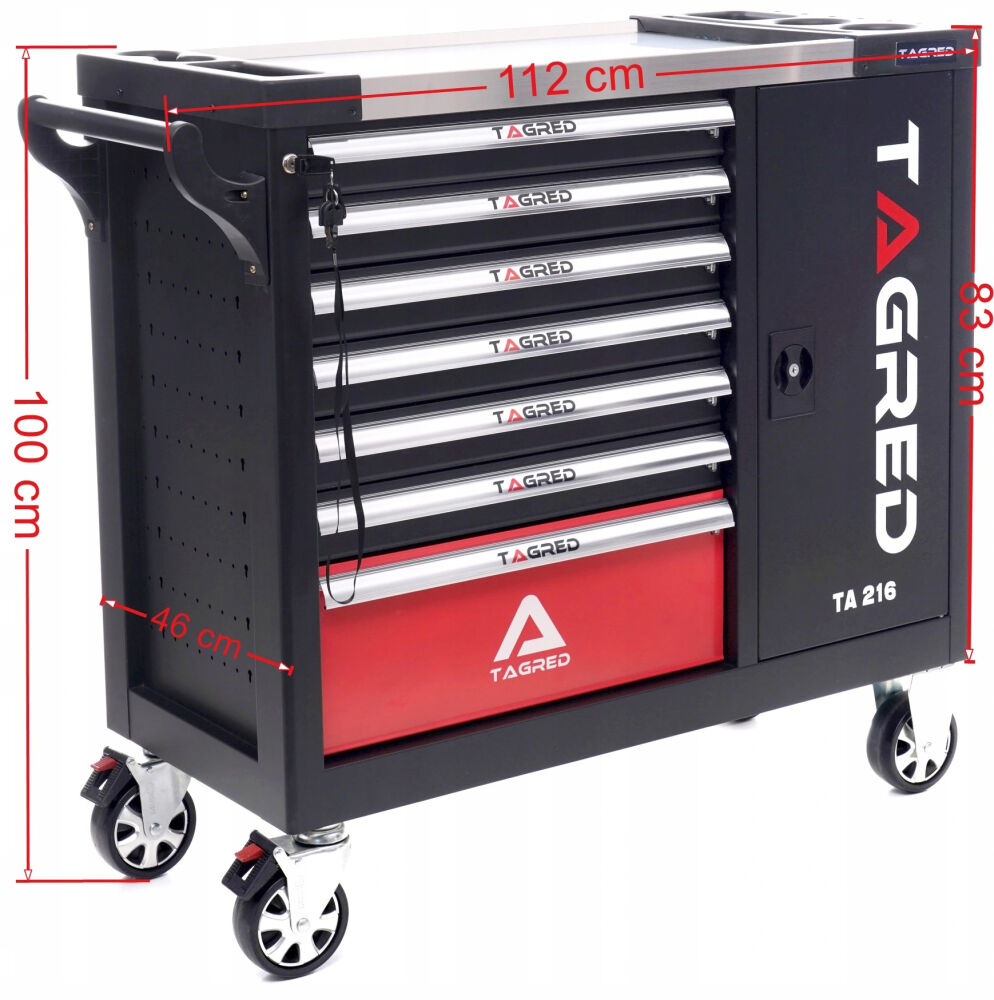 Profesionálna pracovná skrinka TAGRED