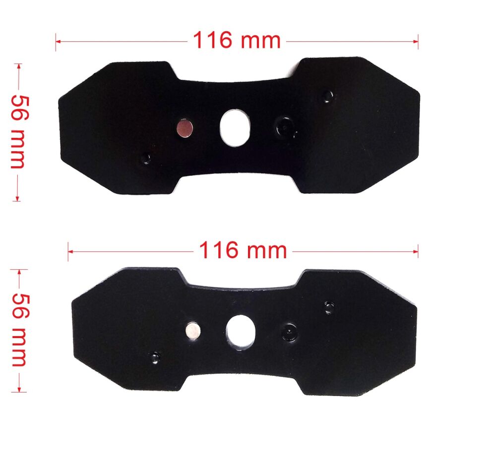 Separator brzdových piestikov