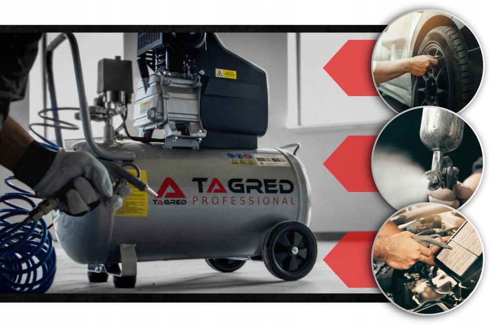 Kompresor 24l jest wielozadaniowy!