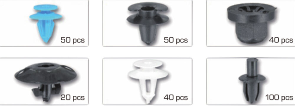 Pohľad na sponky a ich usporiadanie